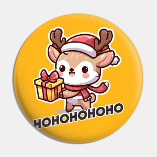 Cute Christmas Deer with Costume Pin