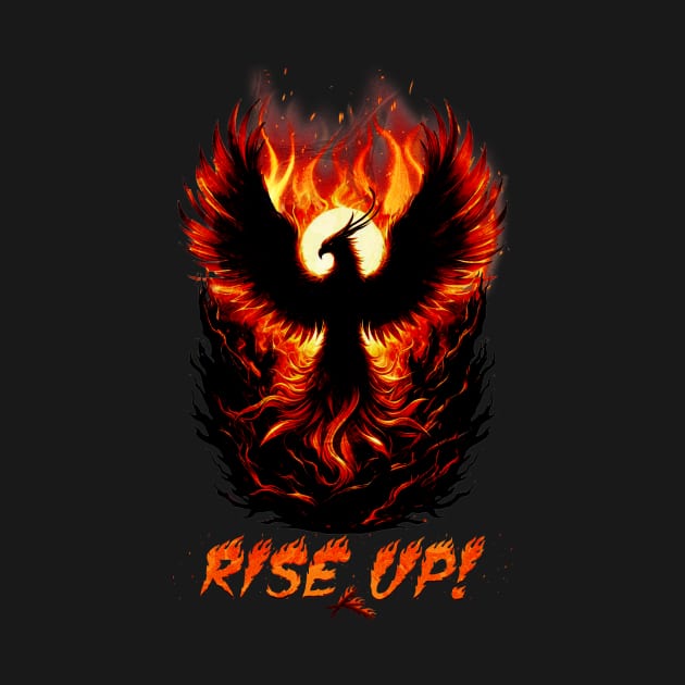 Rise Up: Ignite Your Spirit with our Rebirth Phoenix Design! by The Wolf and the Butterfly