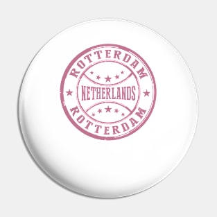 Stamp City Of Rotterdam Pin