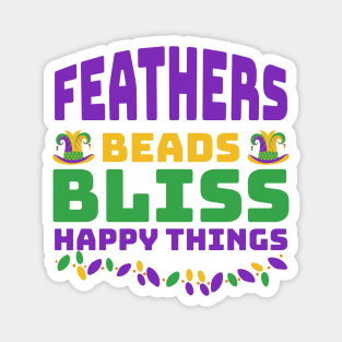 Feathers Beads Bliss Magnet