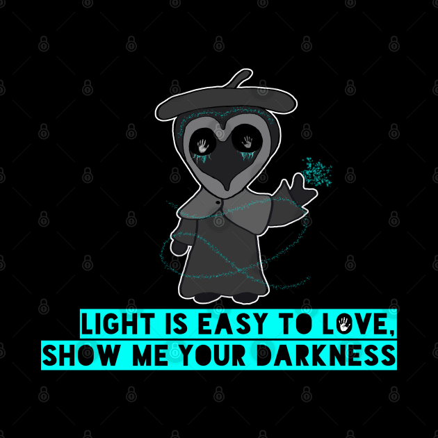 Light Darkness Kawaii Creepy Cute by Wanderer Bat