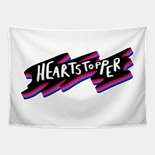 Heartstopper logo - bi pride Tapestry