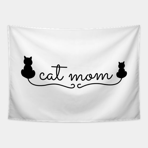 Cat Mom Tapestry by dowallu