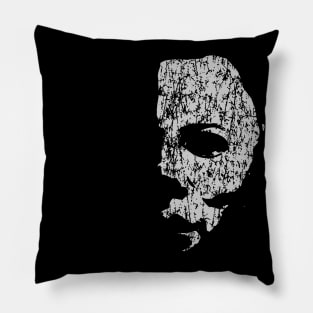 Halloween Face Vintage Pillow