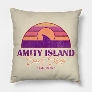 Amity Island Surf Shop Pillow