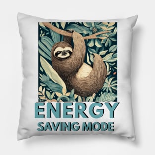 Sloth Energy Saving Mode Pillow