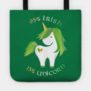 St Patrick's Day Unicorn Tote