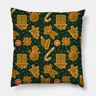 Christmas Cookies Pattern Pillow