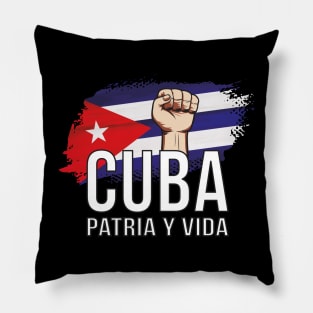 Cuba Patria Y Vida Pillow