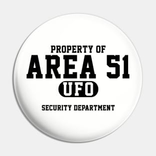 Area 51 Security Department Pin