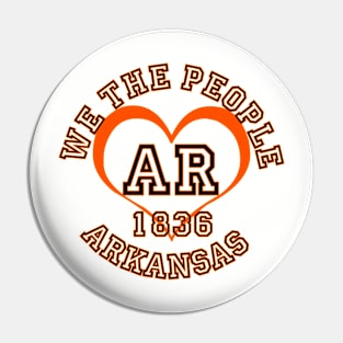 Show your Arkansas pride: Arkansas gifts and merchandise Pin