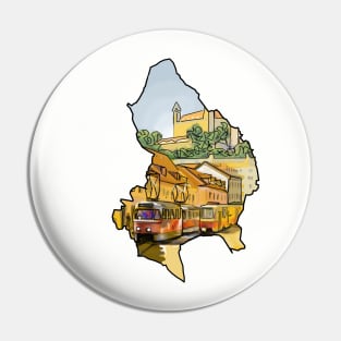 Public transport in Bratislava Pin