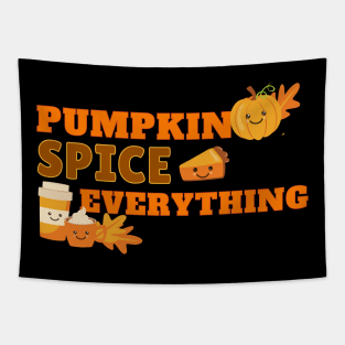 Pumpkin Spice Everything Tapestry