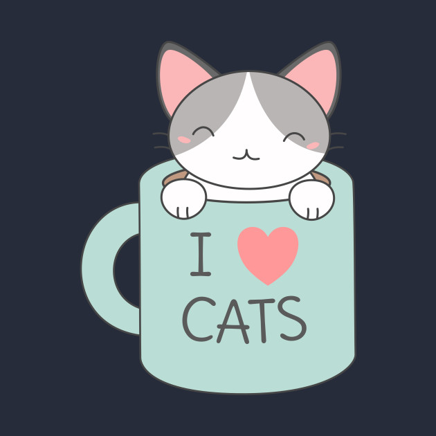 I Love My Cat Bumper Sticker