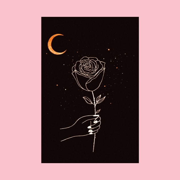 Cosmic Rose by LunarsFlow