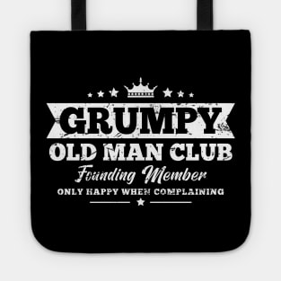 Funny Old Man Grumpy Old Man Club Funny Saying Tote