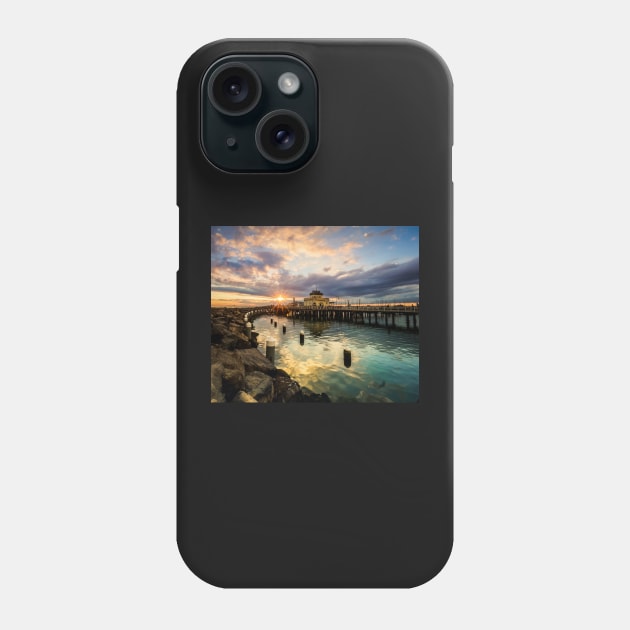 St Kilda Pier Phone Case by LukeDavidPhoto