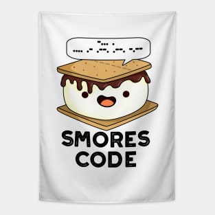 Smores Code Funny Food Pun Tapestry