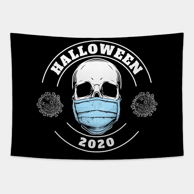 halloween corona virus 2020 Tapestry by Vanilla Susu