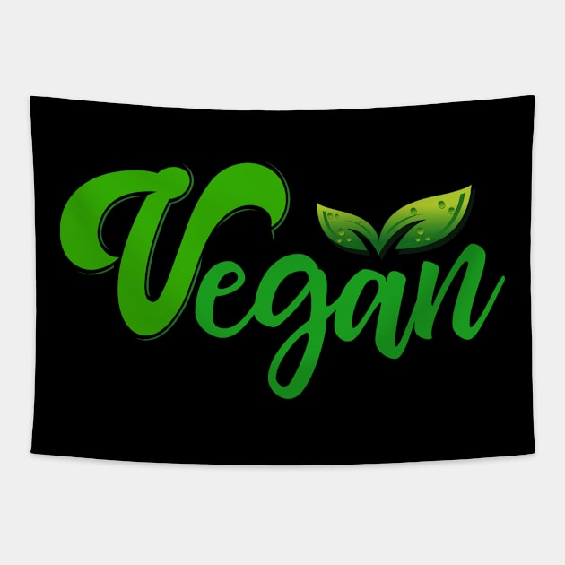 Vegan Lifestyle Plants Veganism Tapestry by shirtsyoulike