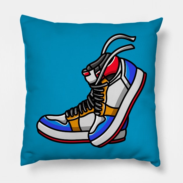 Sneakers V5 Pillow by Banuezartfaiz19