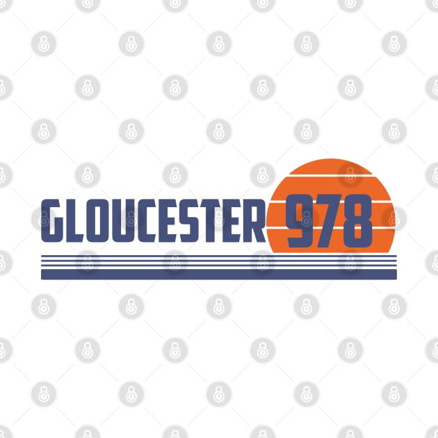 978 Gloucester Massachusetts Area Code by Eureka Shirts