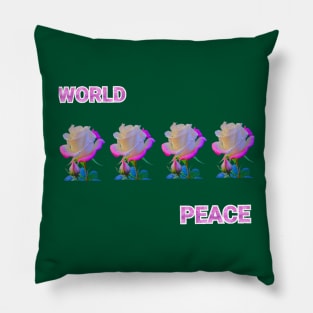 world peace art Designs. Pillow