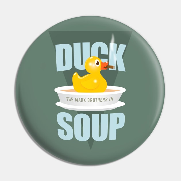 Duck Soup - Alternative Movie Poster Pin by MoviePosterBoy