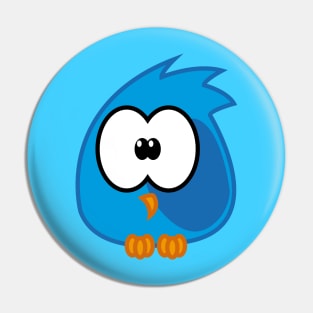 Blue birdie Pin