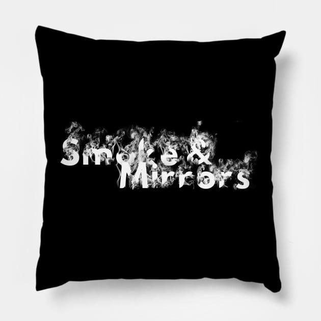 Smoke & Mirrors Logo Pillow by smokeandmirrors