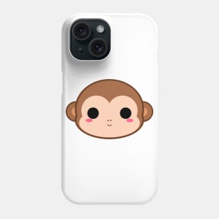 Cute Brown Monkey Phone Case