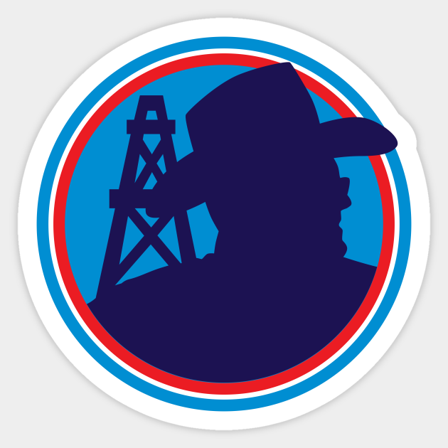 Bum Phillips Oilers Logo Houston Aufkleber Teepublic De