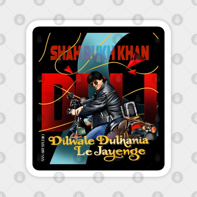 DDLJ Shahrukh Khan art Magnet by SAN ART STUDIO 