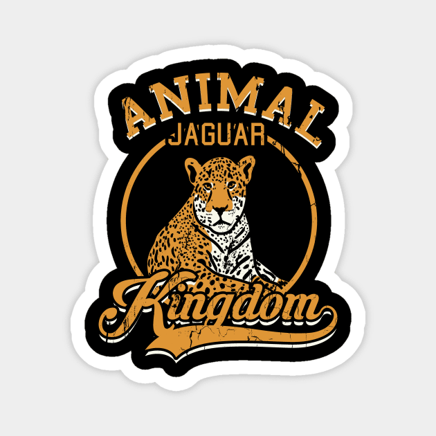 Animal Kingdom Jaguar Magnet by absolemstudio