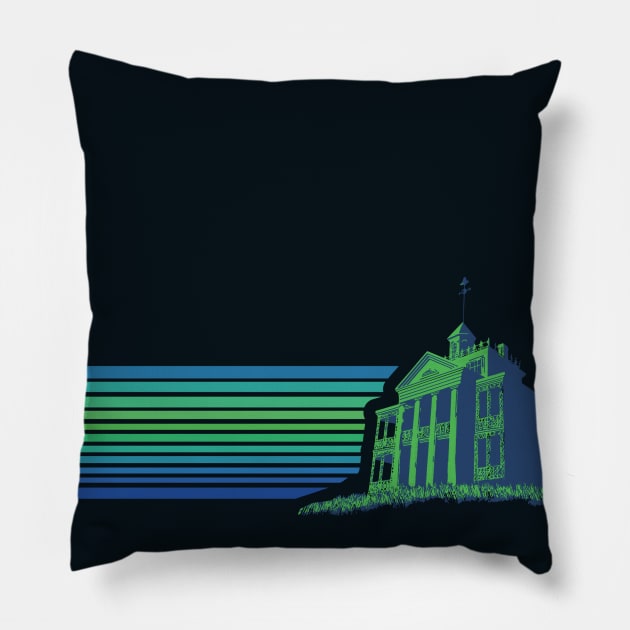 Retro Mansion Stripes Pillow by Heyday Threads