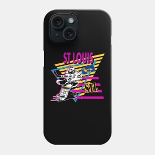 St Louis Neon Hockey Phone Case