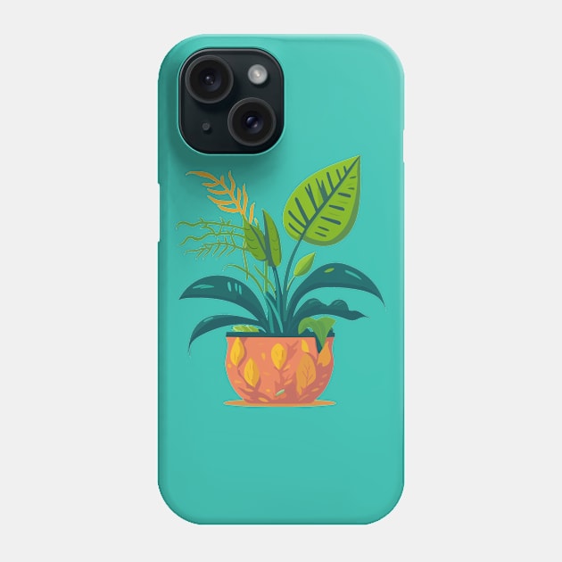 Cute Houseplant Phone Case by SpriteGuy95