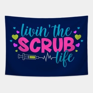 Living the Scrub Life Tapestry