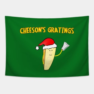 Santa's cheesy little helper Tapestry