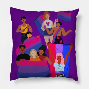 Bisexual pride Pillow