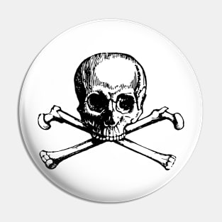 Skull and Cross Bones Pin