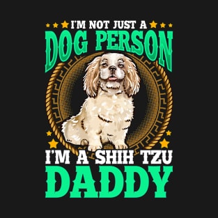 SHIH TZU Dad Design Fathers Day T-Shirt