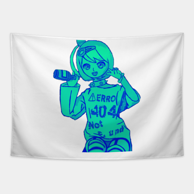 Computer Error Anime Girl - Computer Error Anime Girl - Tapestry | TeePublic Computer Error Anime Girl - Computer Error Anime Girl - Tapestry | TeePublic