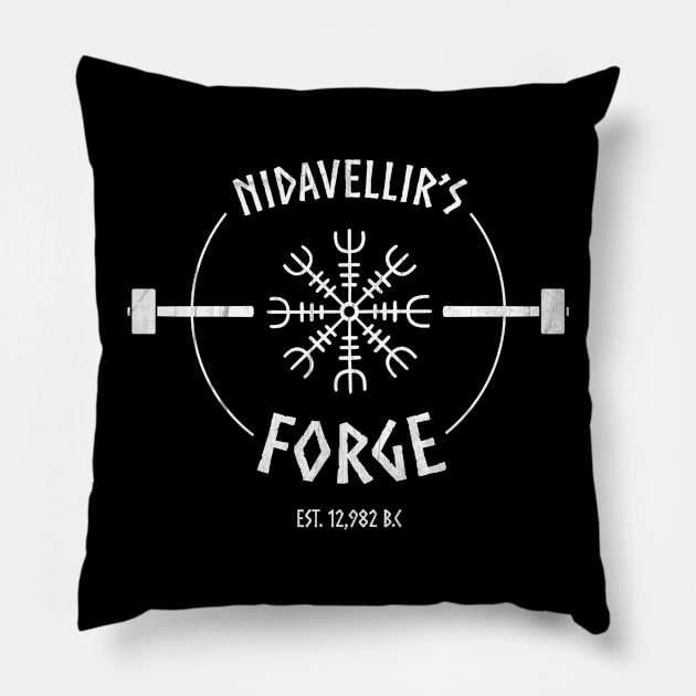 Nidavellir's Forge Pillow by alarts