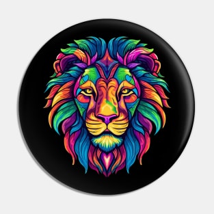 Lion Smiling Pin