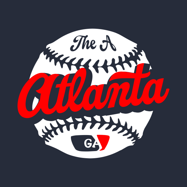 Atlanta Baseball by Throwzack