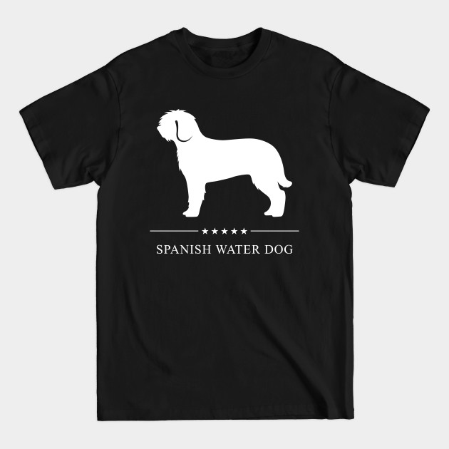 Discover Spanish Water Dog White Silhouette - Spanish Water Dog - T-Shirt