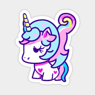 A CUTE KAWAI Unicorn Magnet