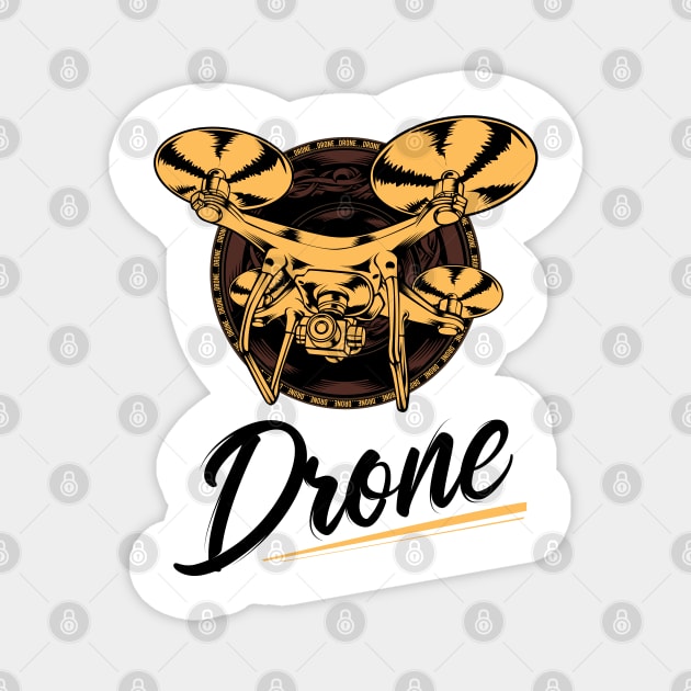 Drone Magnet by Lumio Gifts