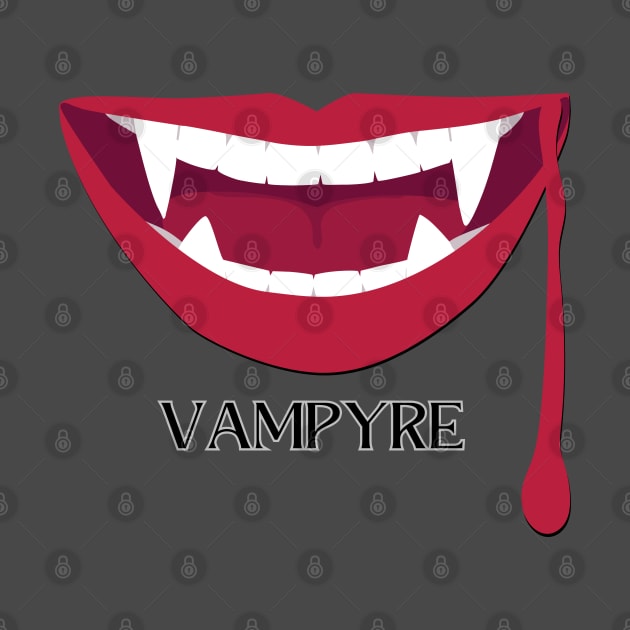 Vampyre blood and fangs by Frolic and Larks